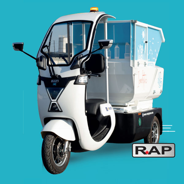 Electric Three Wheeler for Garbage Collecting, Ioneletric Series