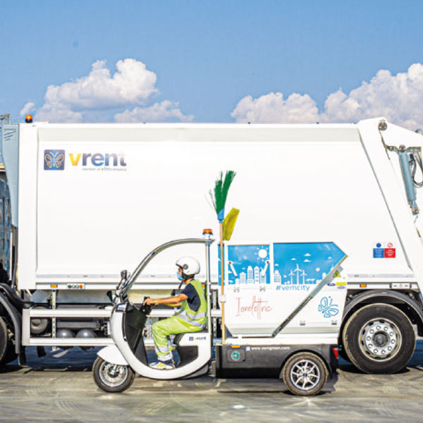 Electric Three Wheeler for Garbage Collecting, Ioneletric Series